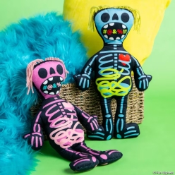 Anatomical Skeleton Plush Dummy Dolls-2Pk
